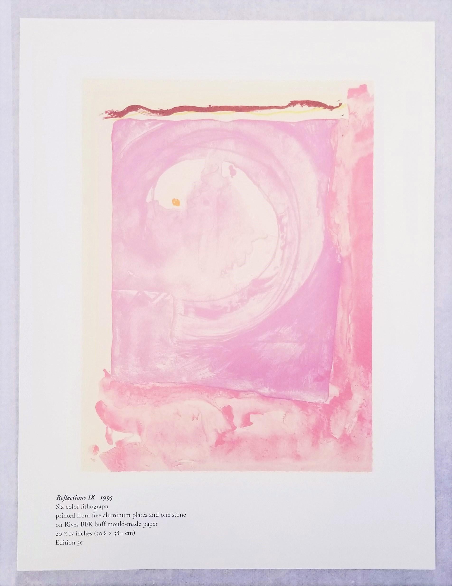 Helen Frankenthaler: Reflections (Catalog of 12 Prints) /// Abstract Female Art For Sale 16