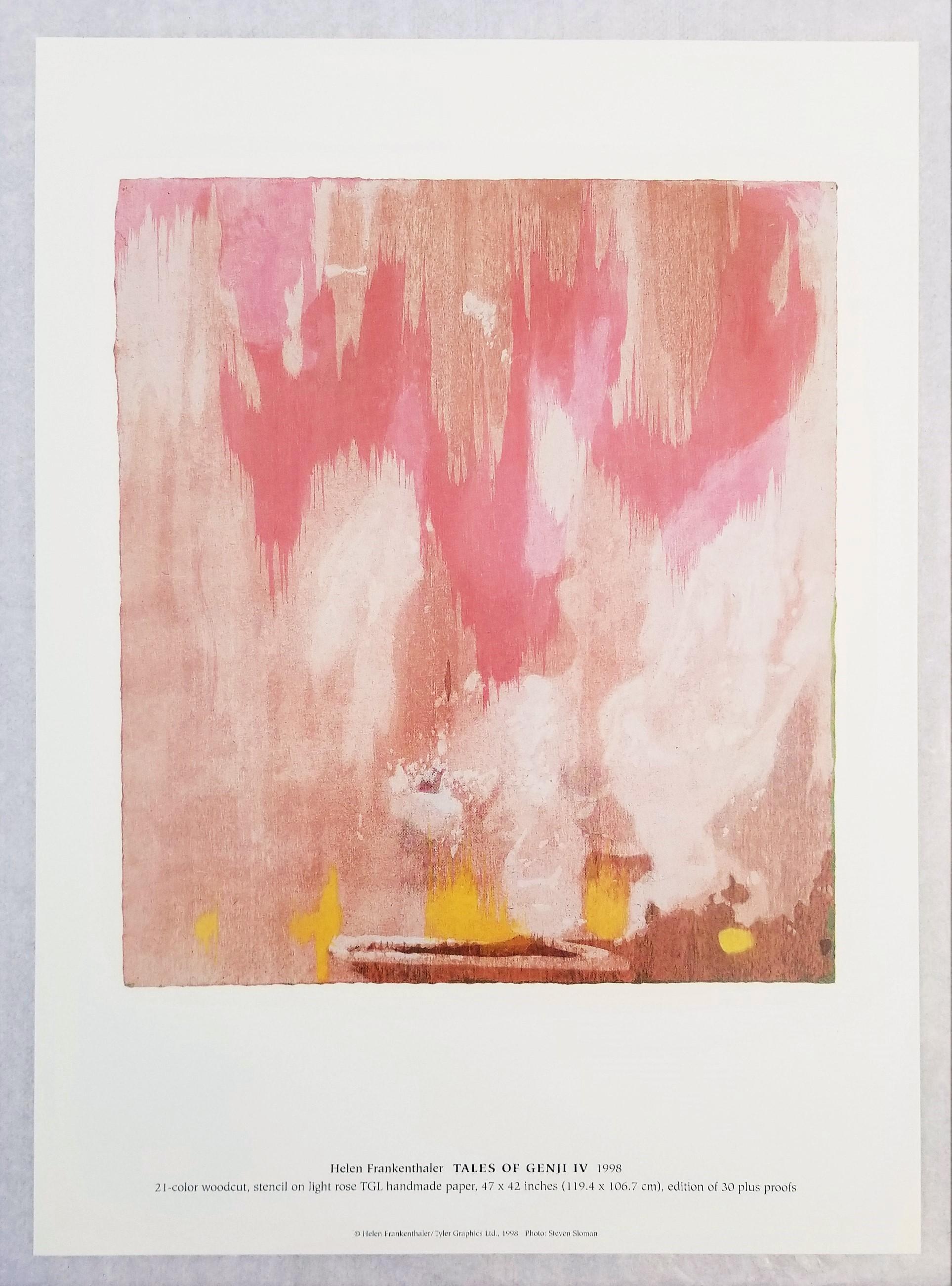 Helen Frankenthaler : Les Contes de Genji (Catalogue de 6 estampes) /// Femme abstraite  en vente 13
