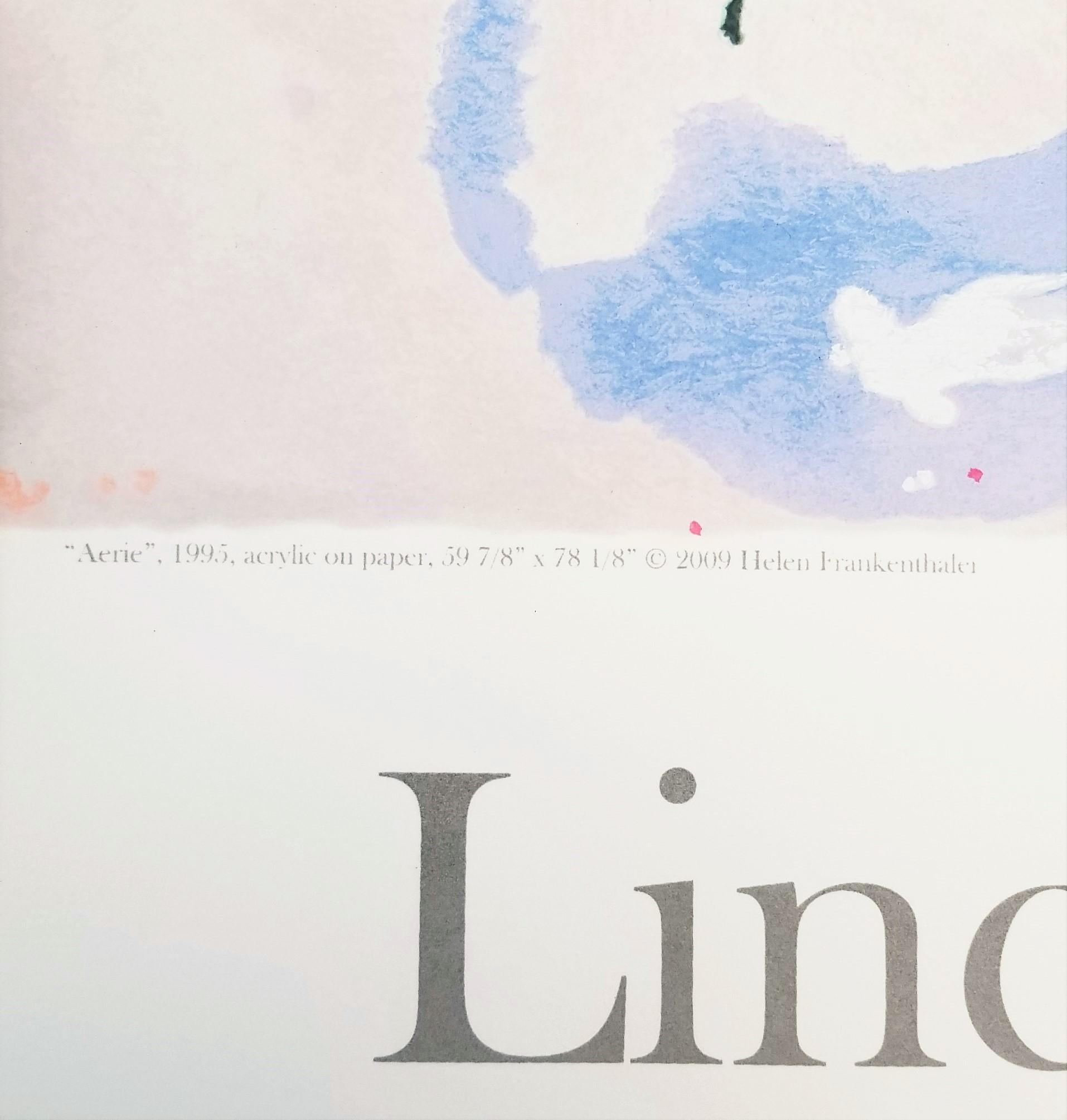 Poster del Lincoln Center (Aerie) /// Helen Frankenthaler Arte moderna astratta femminile 12