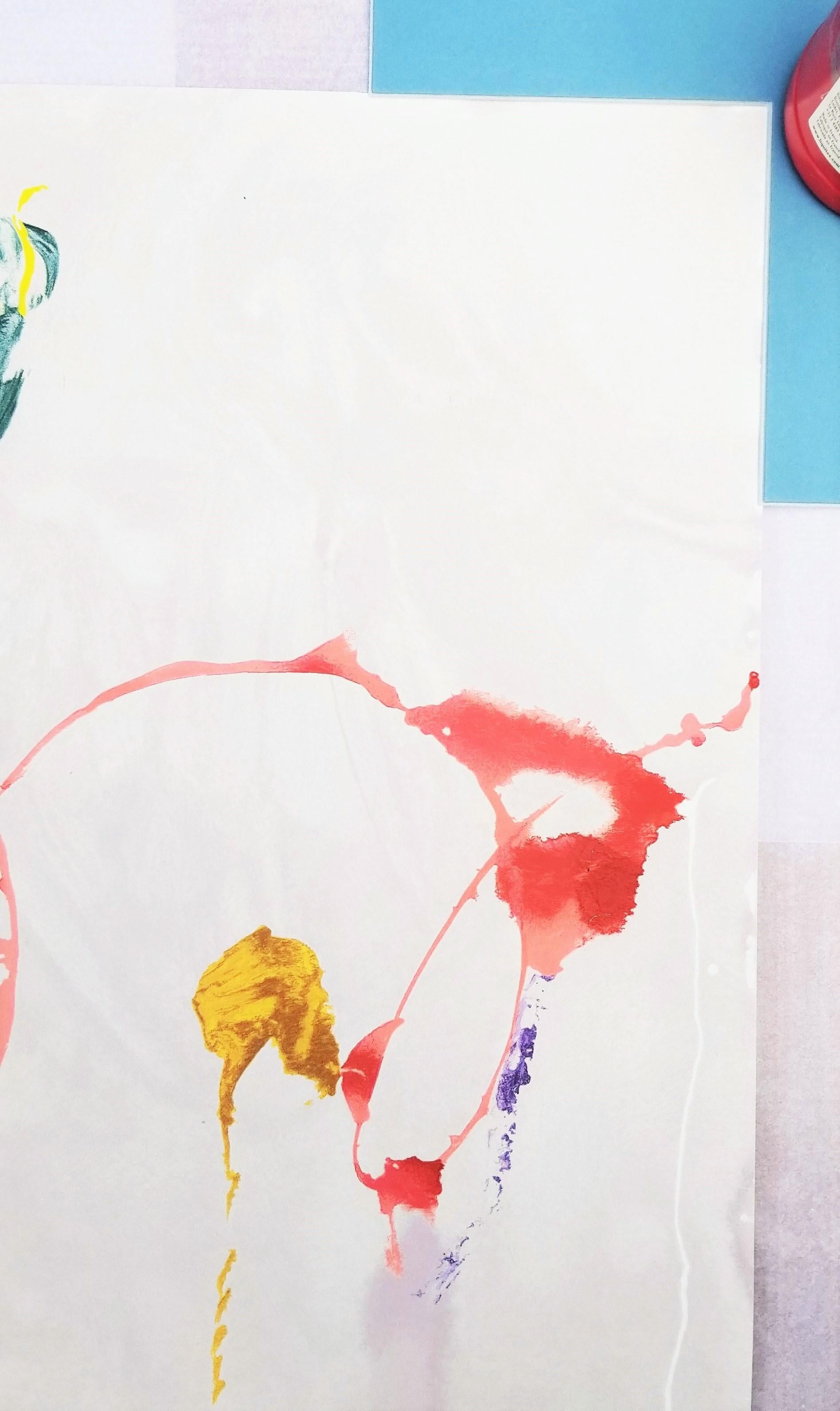 Poster del Lincoln Center (Aerie) /// Helen Frankenthaler Arte moderna astratta femminile 3