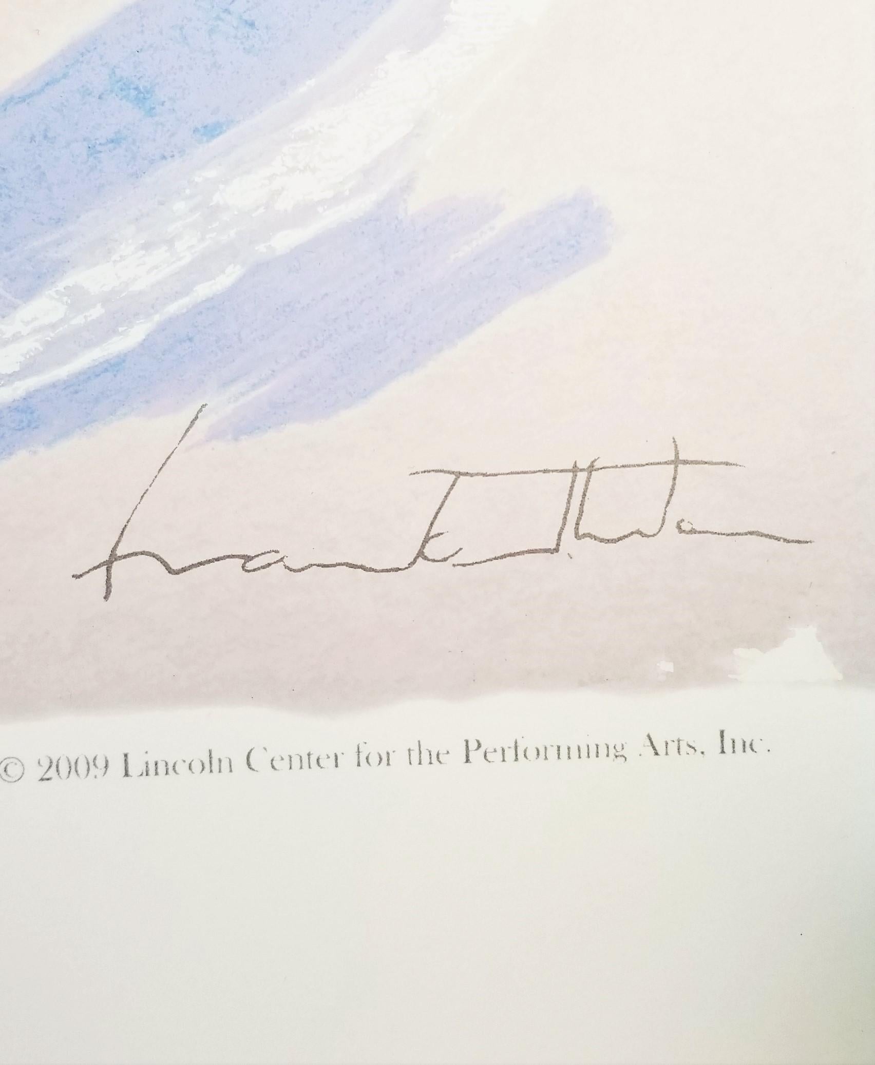 Poster del Lincoln Center (Aerie) /// Helen Frankenthaler Arte moderna astratta femminile 5