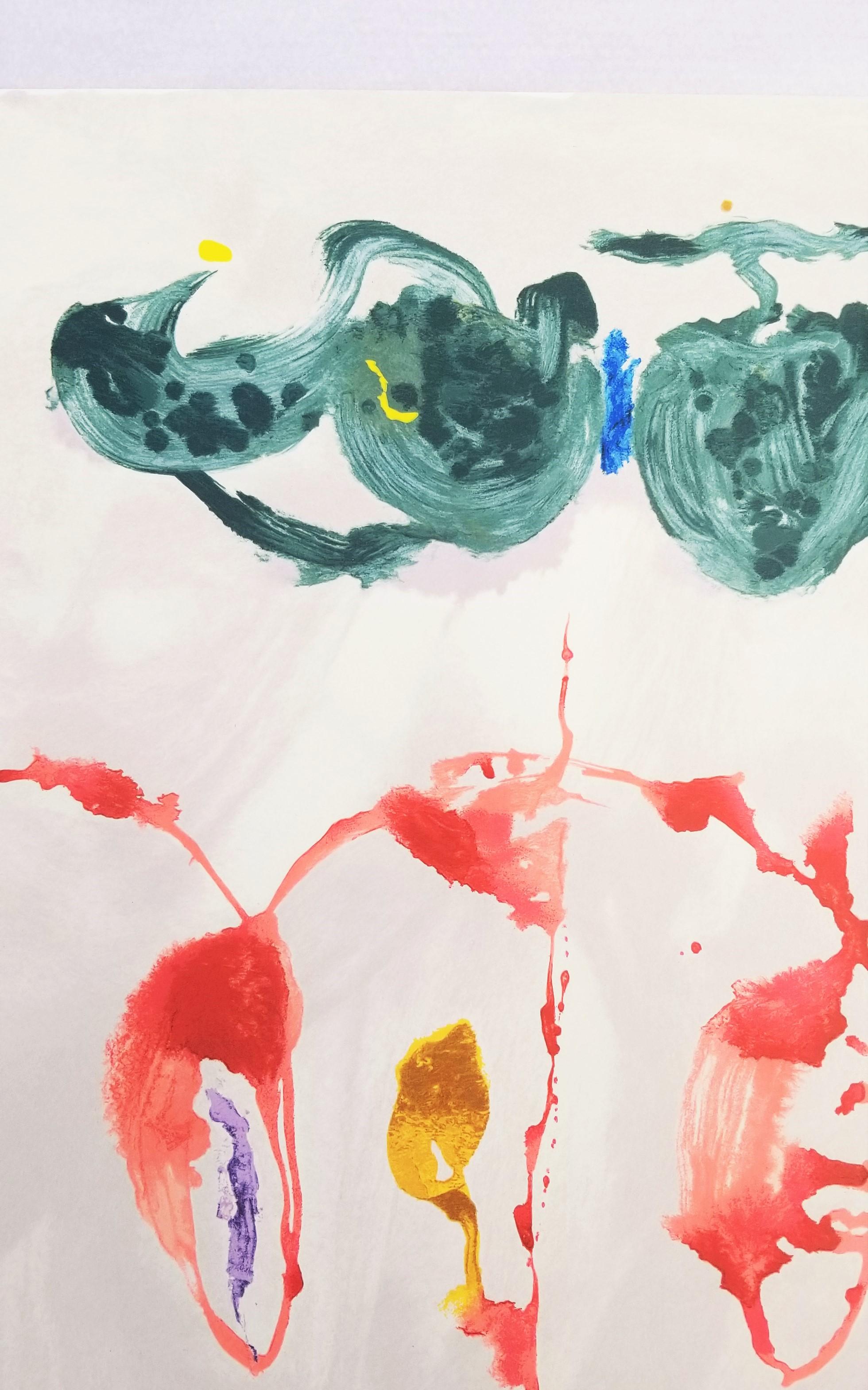Poster del Lincoln Center (Aerie) /// Helen Frankenthaler Arte moderna astratta femminile 6