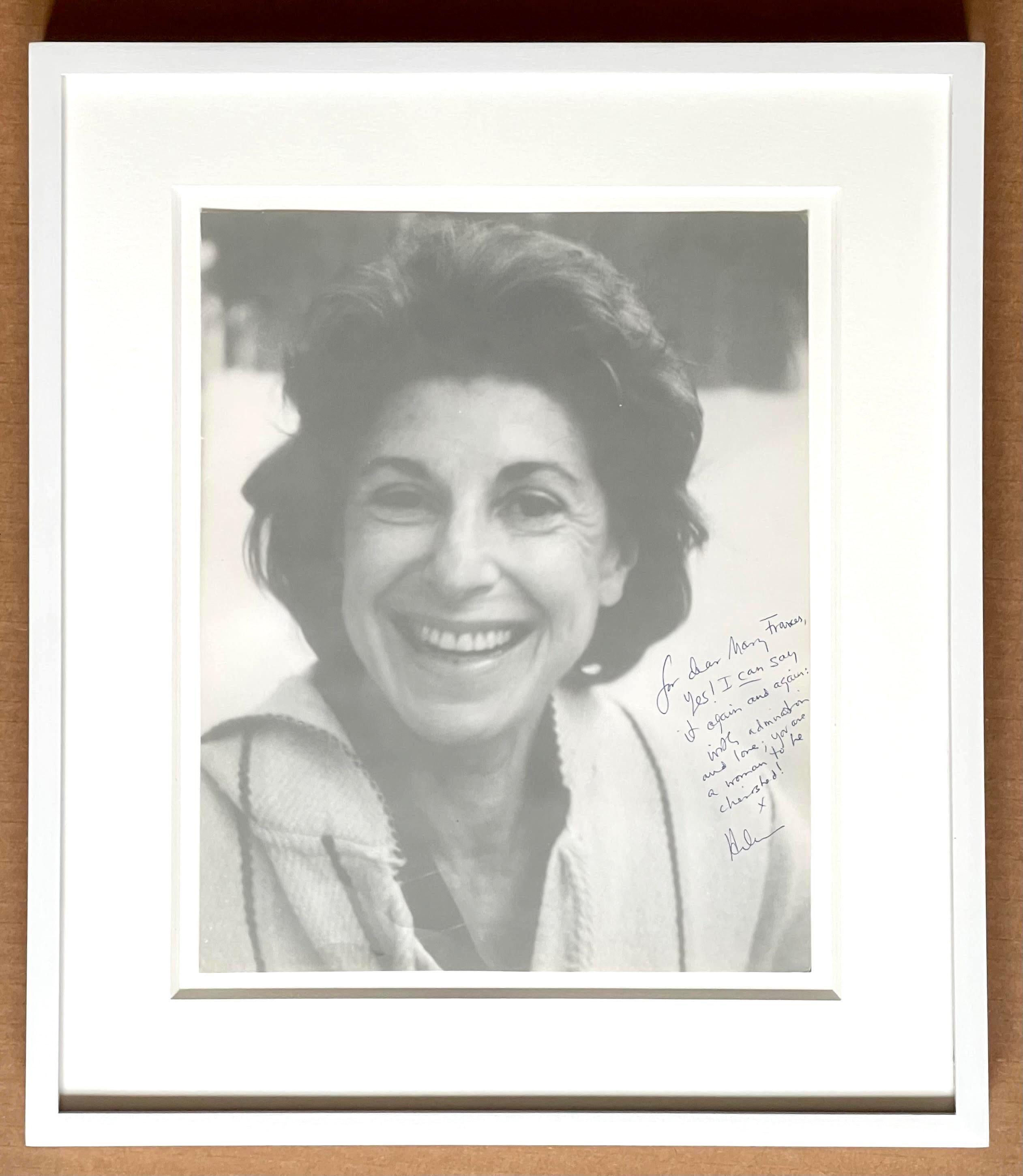 Stampa fotografica, firmata e iscritta a mano da Helen Frankenthaler, incorniciata in vendita 4
