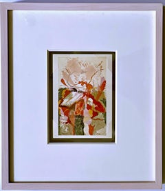 Helen Frankenthaler - Postcard of Jacob's Ladder, 1957, Hand Signed, Framed