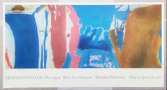 Rose Art Museum (Open Wall) Poster /// Helen Frankenthaler Female Abstract Art