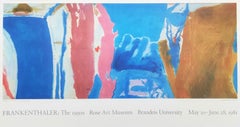 Rose Art Museum (Open Wall) Poster /// Helen Frankenthaler Female Abstract Art