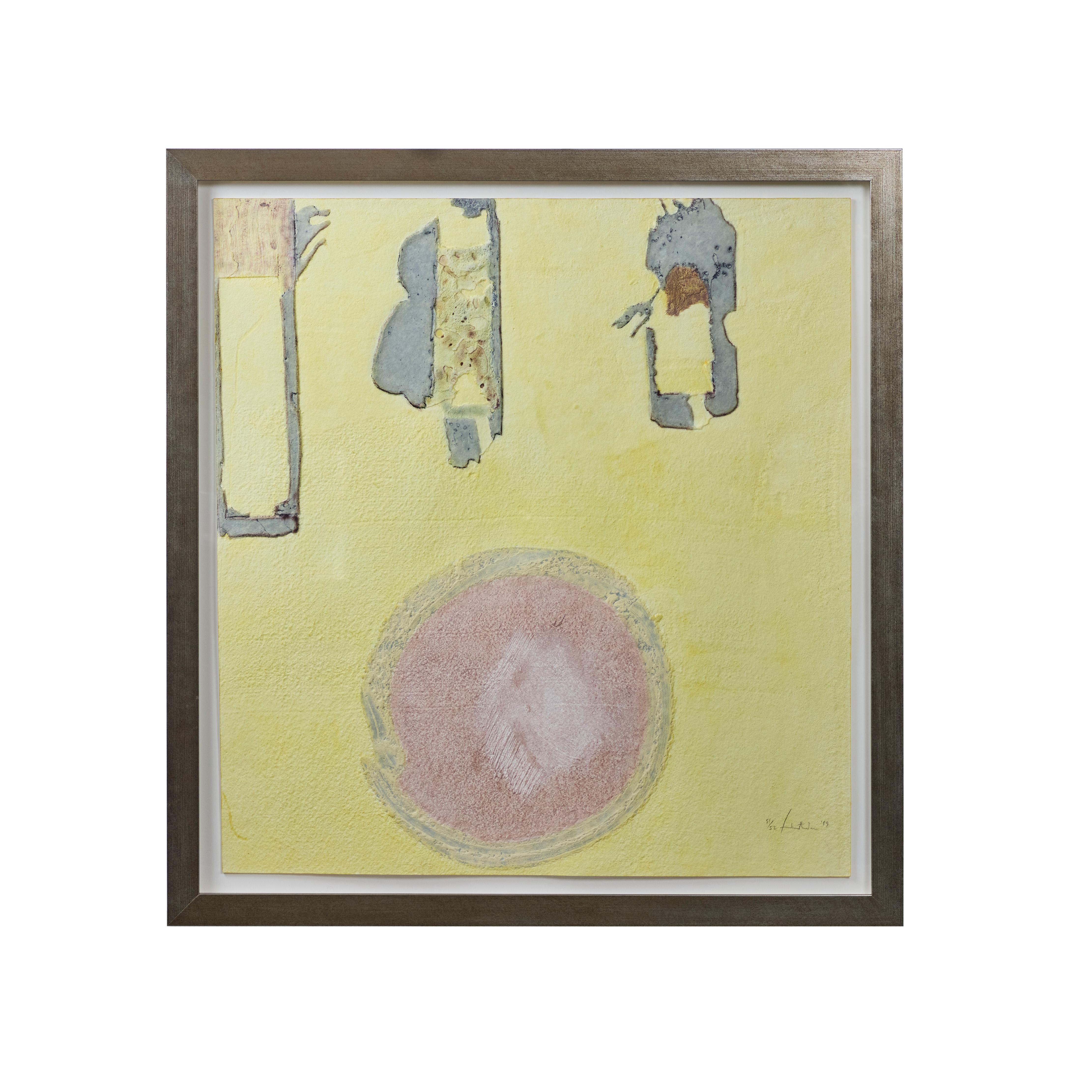 Helen Frankenthaler Abstract Print – "Sirocco" Mixographien