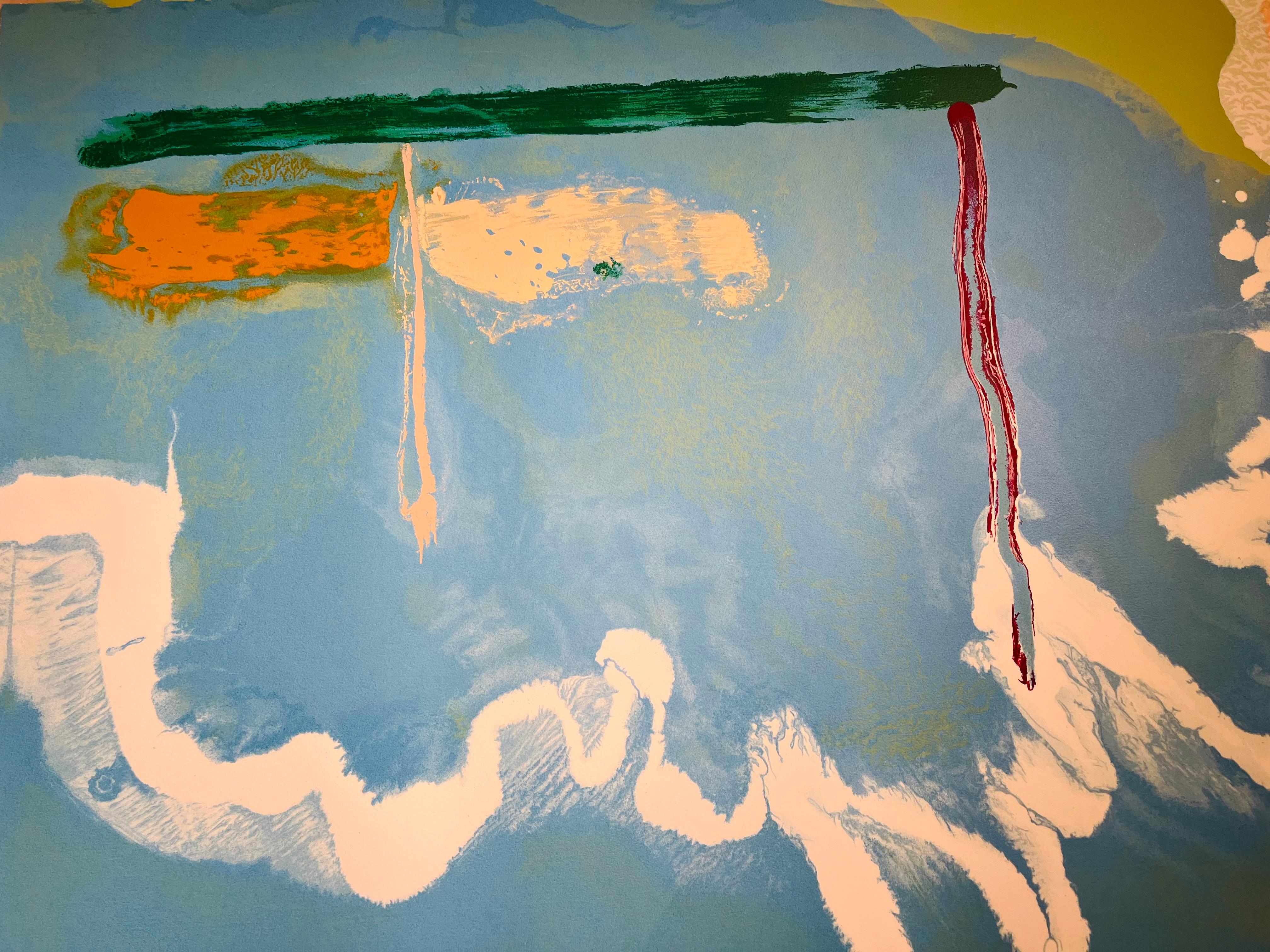 Skywriting (Abstrakter Expressionismus), Print, von Helen Frankenthaler