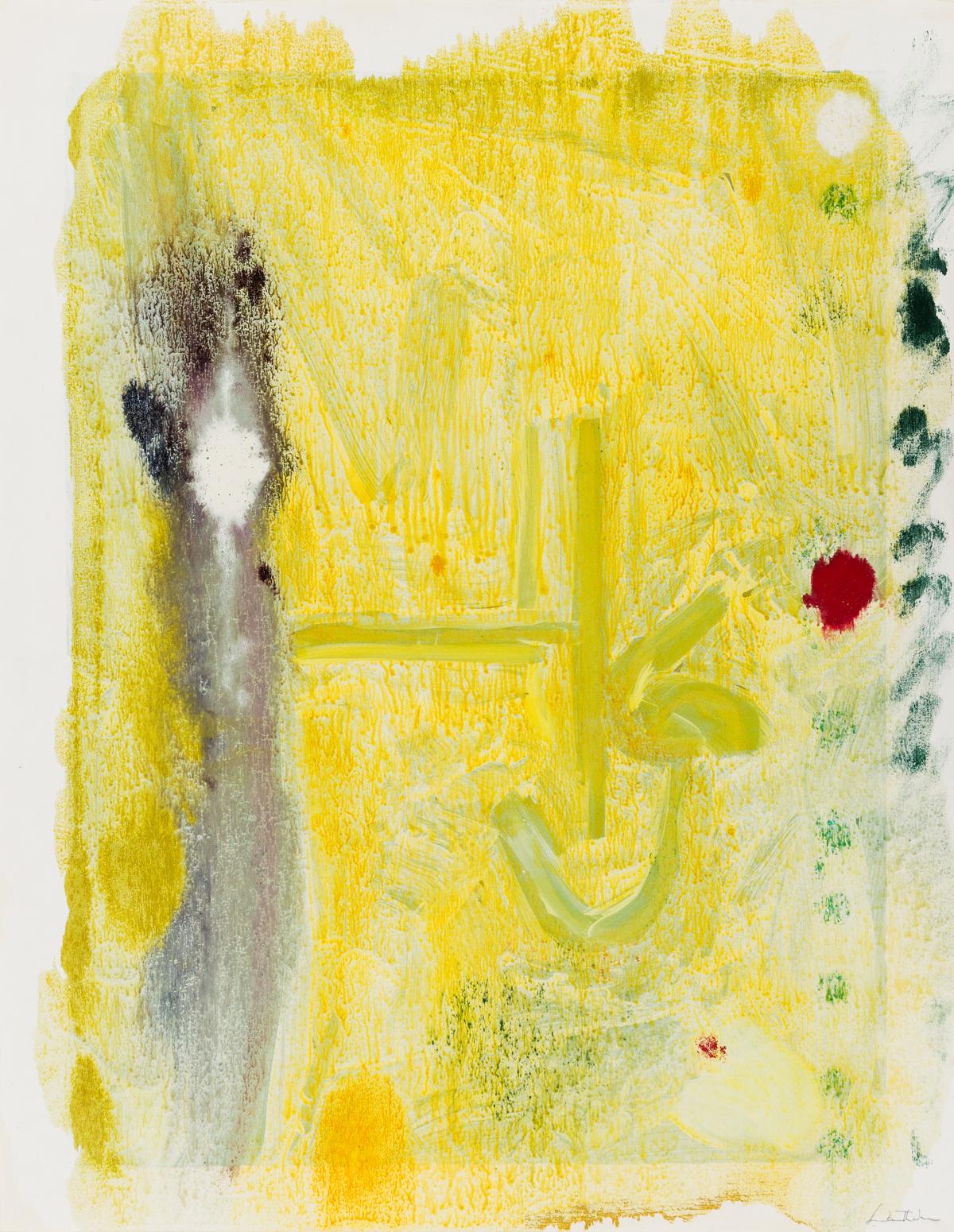 Helen Frankenthaler Abstract Print – Frühlings-Springlauf XVI
