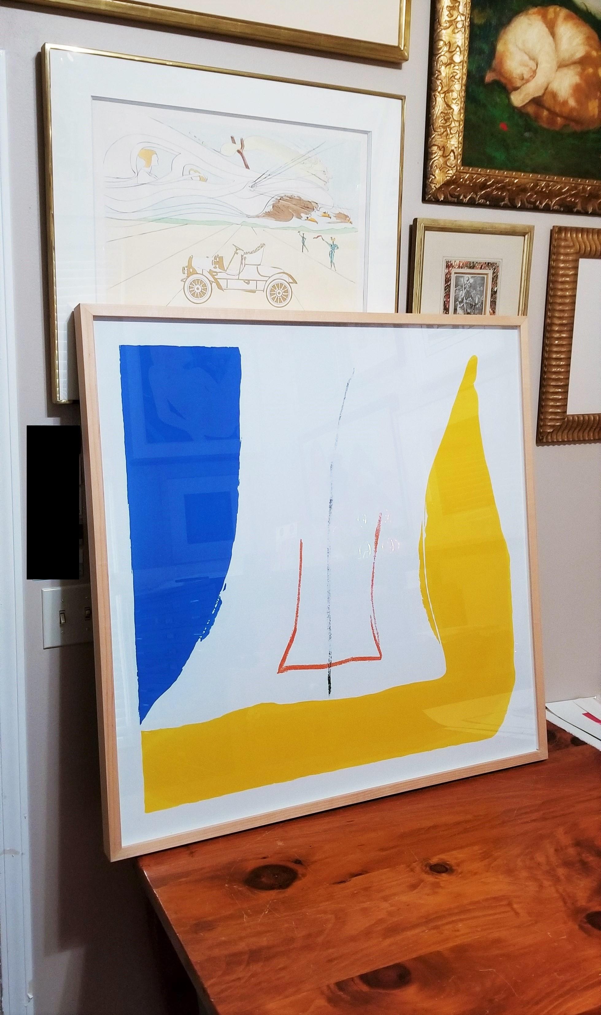 Sun Corner /// Abstract Expressionism Helen Frankenthaler Female Post-War Modern For Sale 15