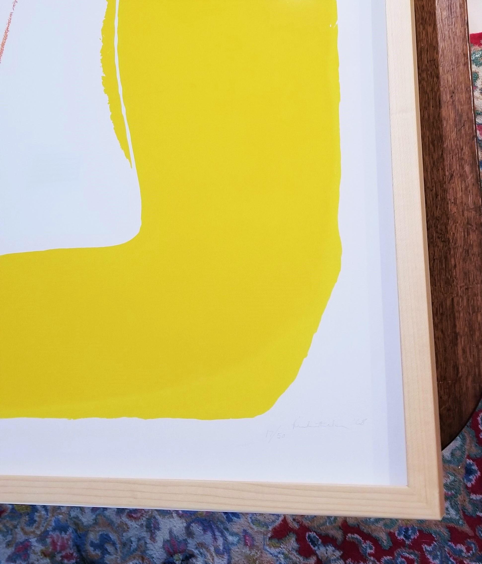 Sun Corner /// Expressionnisme abstrait Helen Frankenthaler Femme d'après-guerre moderne en vente 5
