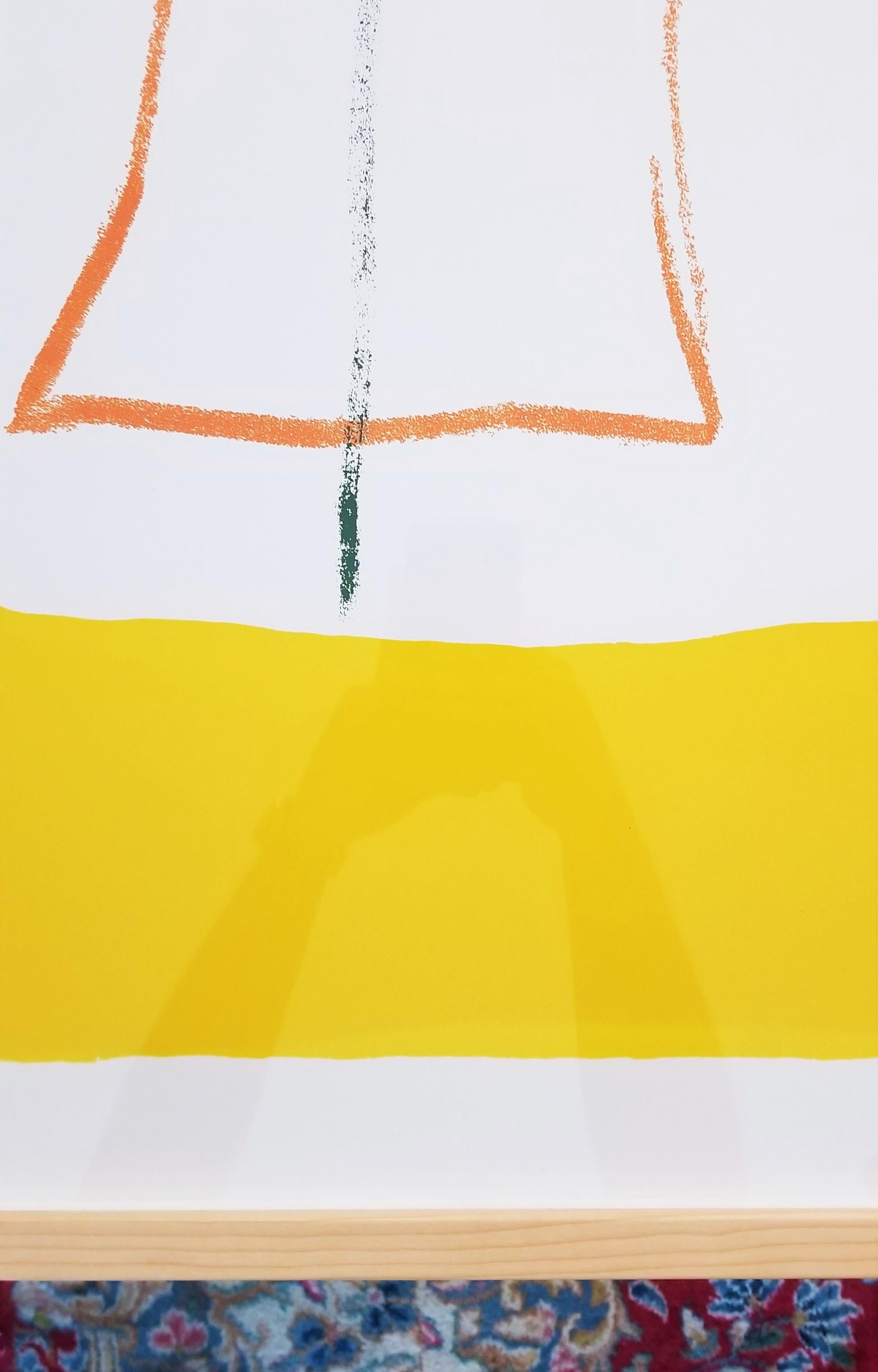 Sun Corner /// Expressionnisme abstrait Helen Frankenthaler Femme d'après-guerre moderne en vente 8
