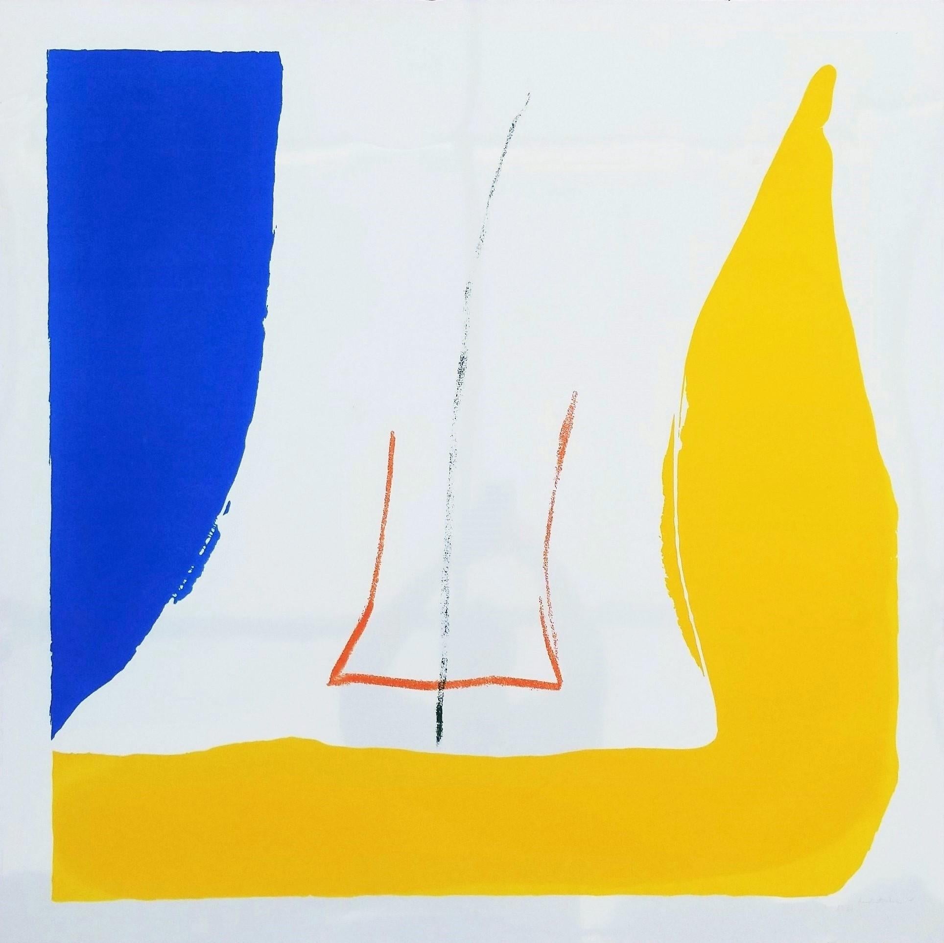 Artistics : Helen Frankenthaler (américaine, 1928-2011)
Titre : "Sun Corner" (Le coin du soleil)
Portfolio : La scène métropolitaine
*Signé, daté et numéroté par Frankenthaler (inscrit dans le métal) en bas à droite
Année : 1968
Support :