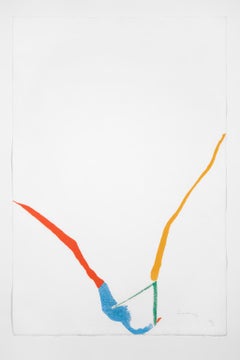 Helen Frankenthaler What Red Lines Can Do Series, Screen Print