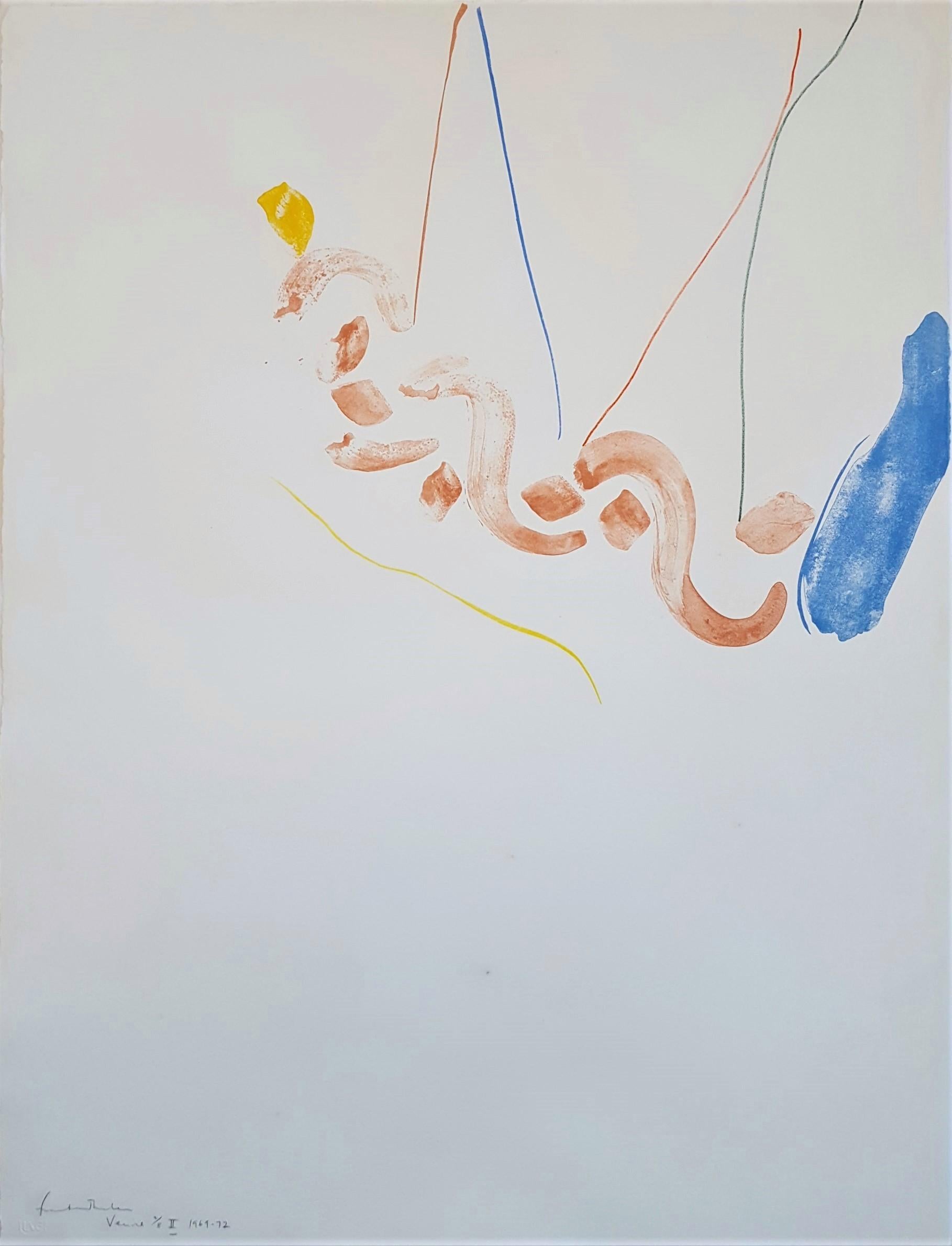 Helen Frankenthaler Abstract Print - Venice II