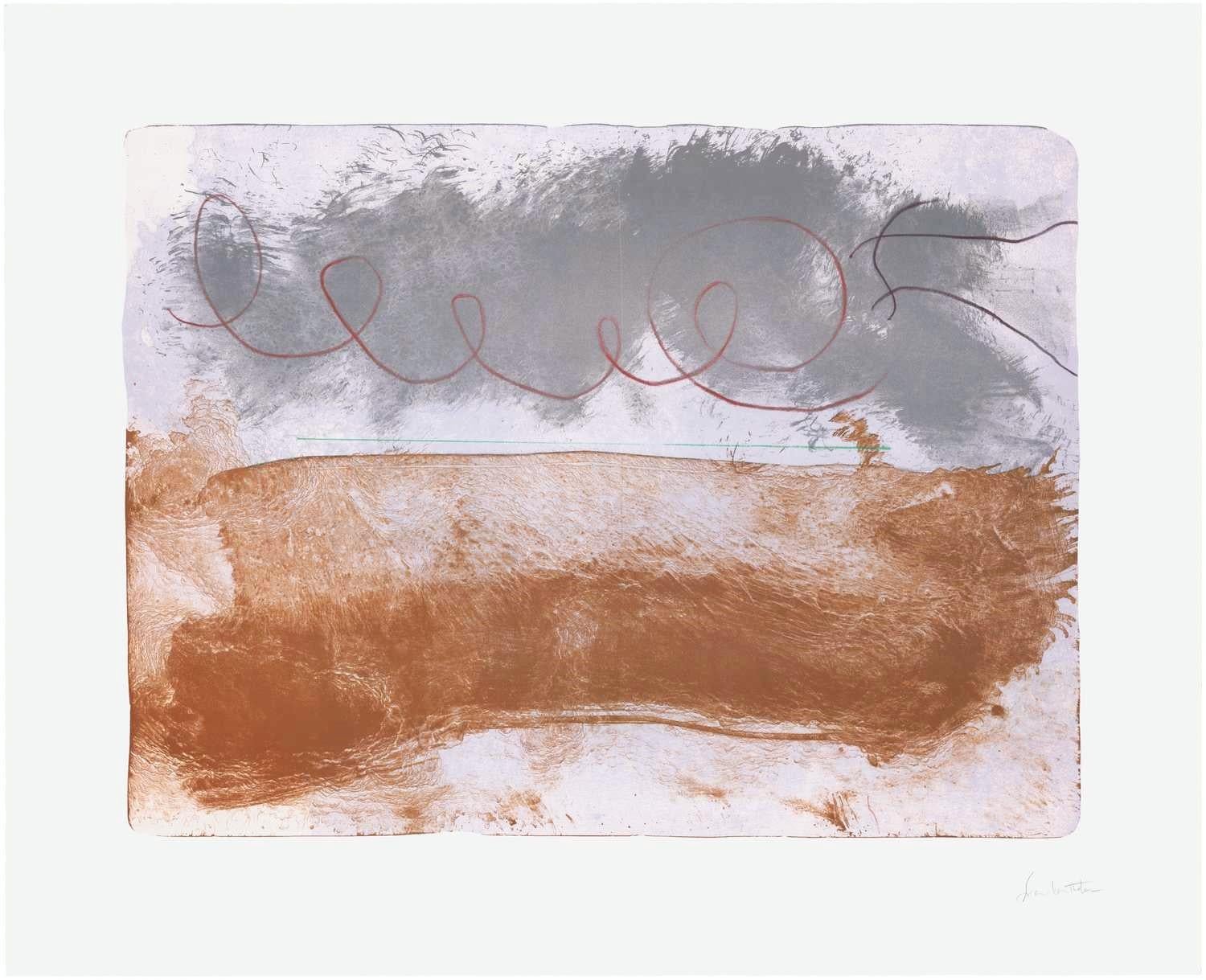 Helen Frankenthaler Abstract Print - Vuillard's Chariot