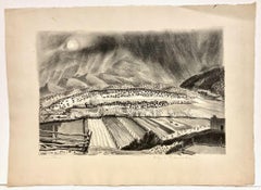 Helen Greene Blumenschein, tempête de neige (Nouvelle-Mexique), 1932-36, lithographie
