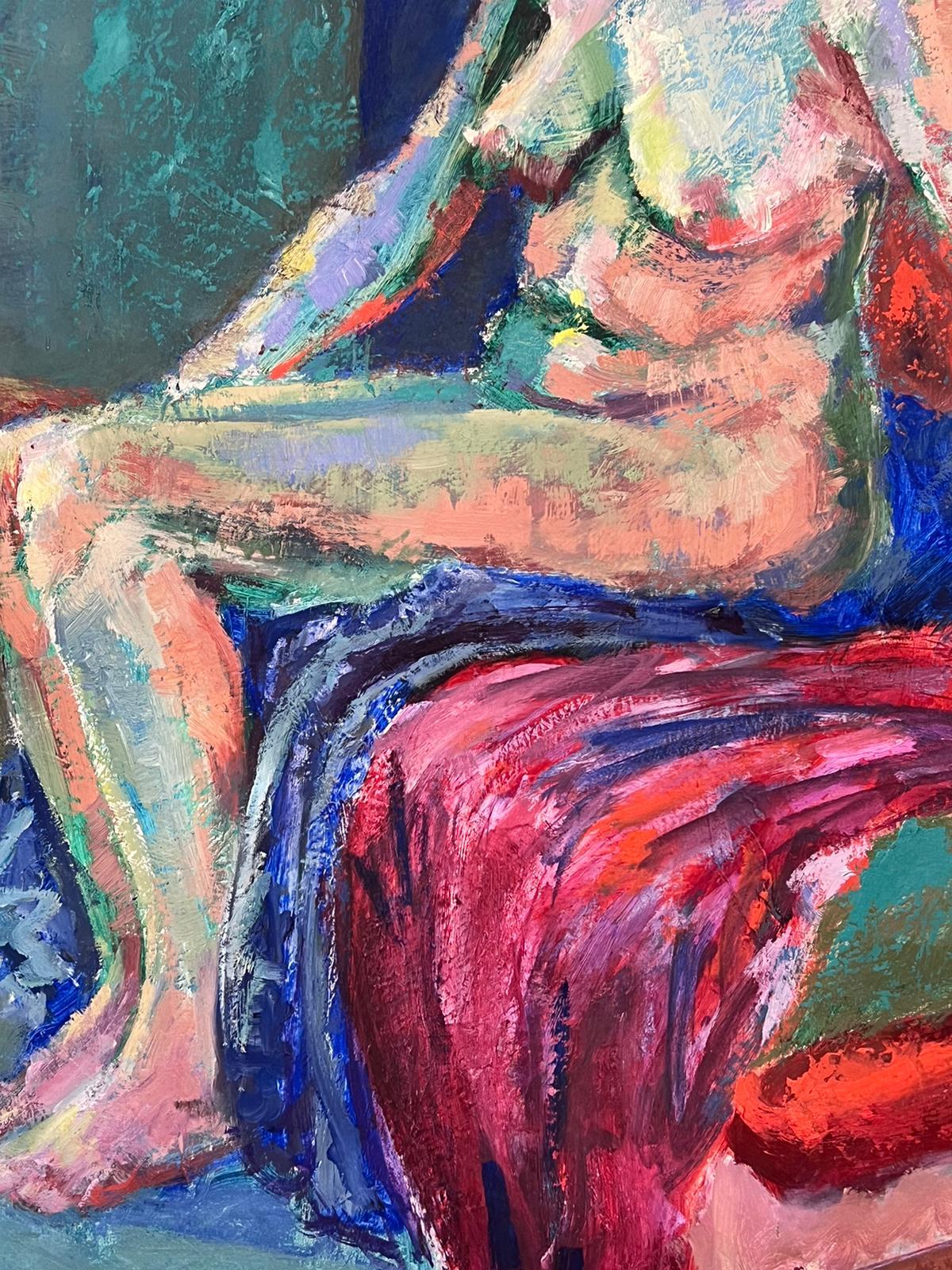 Nude Model
by Helen Greenfield (British 20th century)
signed oil painting on board, unframed
board: 30 x 18 inches
condition: overall very good
provenance: all the paintings we have by this artist have come from their studio sale in England

Helen