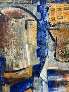 British Modernist Oil Painting Still Life of Two Jugs, 20th century