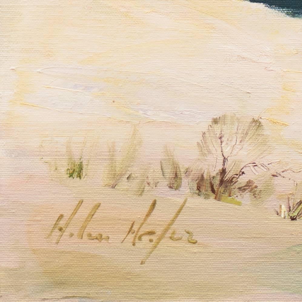 California Cove, Orange County', Laguna Beach Art Association, Chouinard - Painting di Helen Hafer