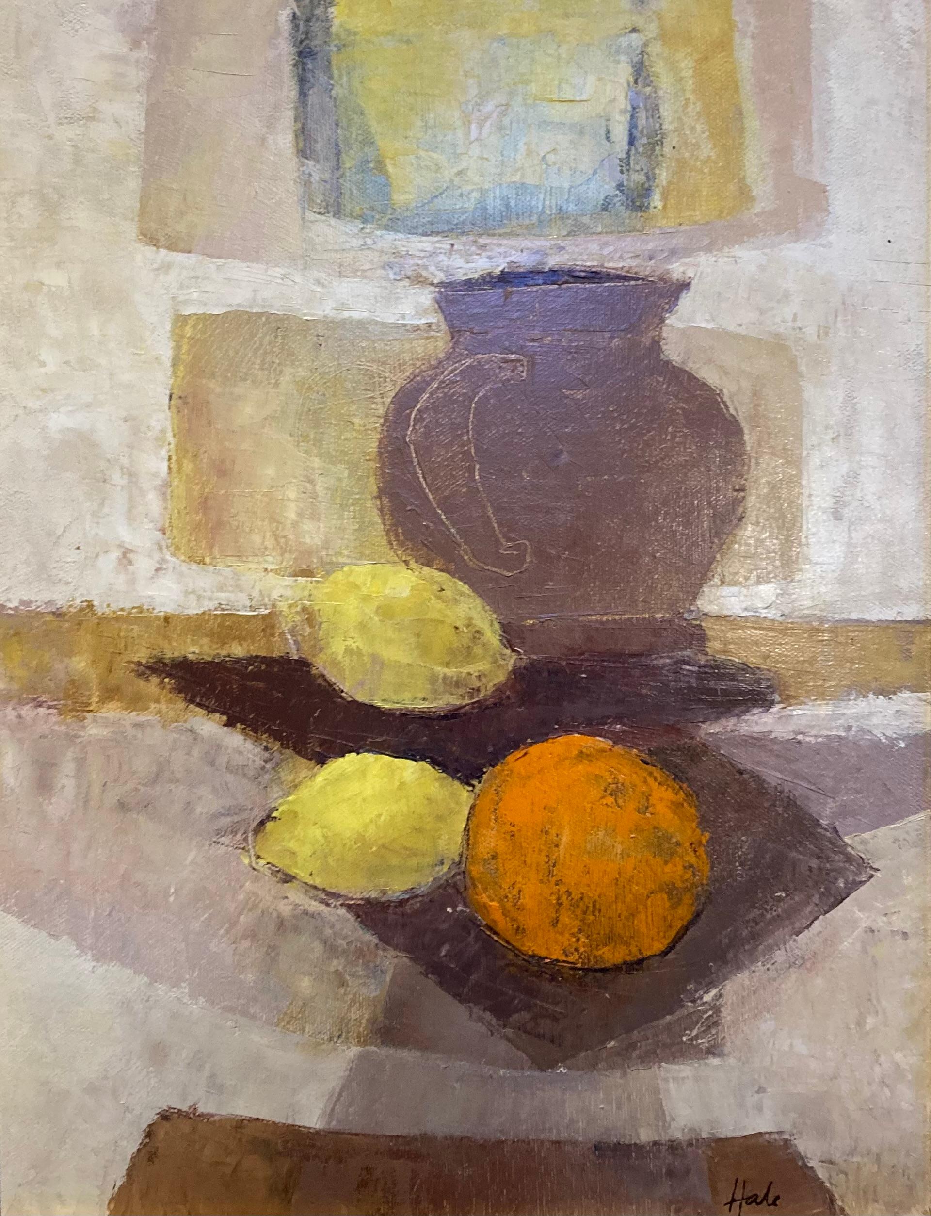 Helen Hale Still-Life Painting - Still life with Lemons and Jug
