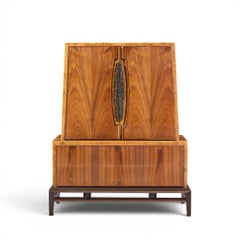 Helen Hobey Baker Mid Century Walnut Highboy Dresser