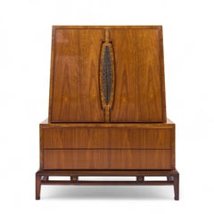 Helen Hobey Baker Mid Century Walnut Highboy Dresser
