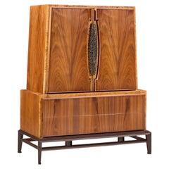 Helen Hobey Baker Mid Century Walnut Highboy Dresser