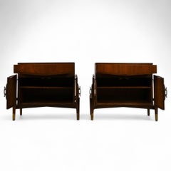 Helen Hobey Baker Pair of Vintage Mid Century Modern Nightstands c. 1960s