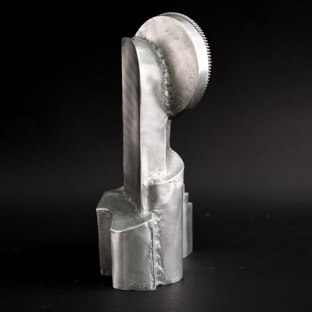 Late 20th Century Helen Hosking 1980 Aluminium Machine Age Sculpture