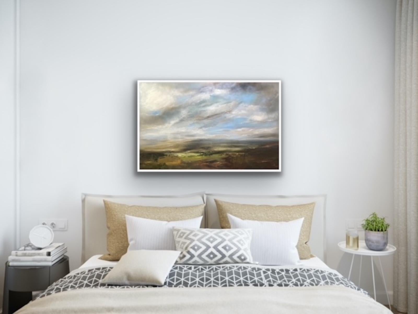 At Peace by Helen Howells, Landscape painting, Horizon, Rambling 8