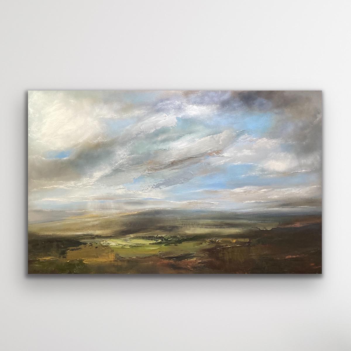 At Peace by Helen Howells, Landscape painting, Horizon, Rambling 2