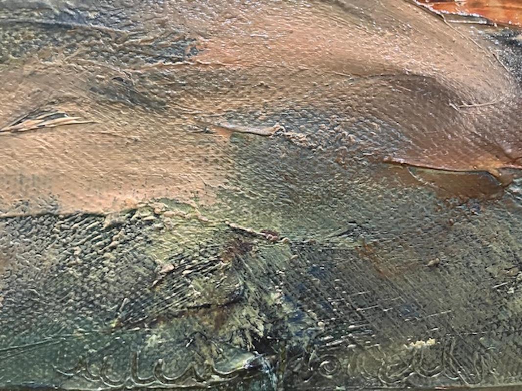 Breakthrough Light Across The Mountain, Originalgemälde, Landschaft im Angebot 2