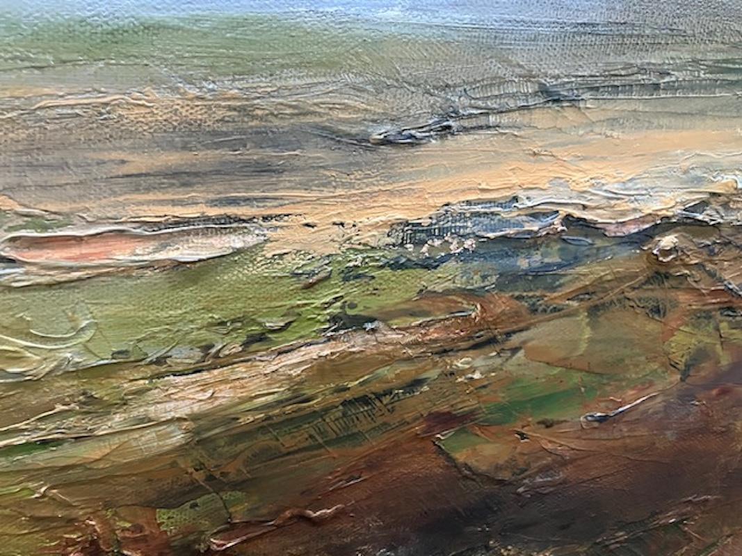 Breakthrough Light Across The Mountain, Originalgemälde, Landschaft im Angebot 5