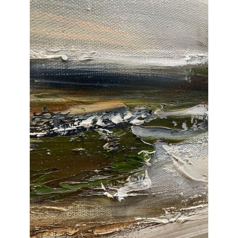 Coastal Skies [2022]

“Coastal Skies” is an original seascape painting by Helen Howells. It was inspired by the emotional responses and memories of walks, taken along the Welsh coastline. It is not of any specific place, but is a combination of