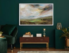 Elevation, original painting, landscape painting, contemporary, sky, nature