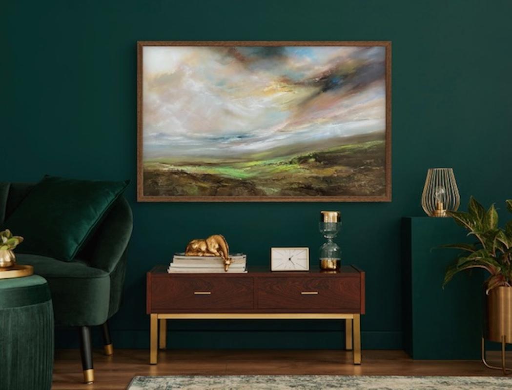 Elevation, original painting, landscape painting, contemporary, sky, nature For Sale 2