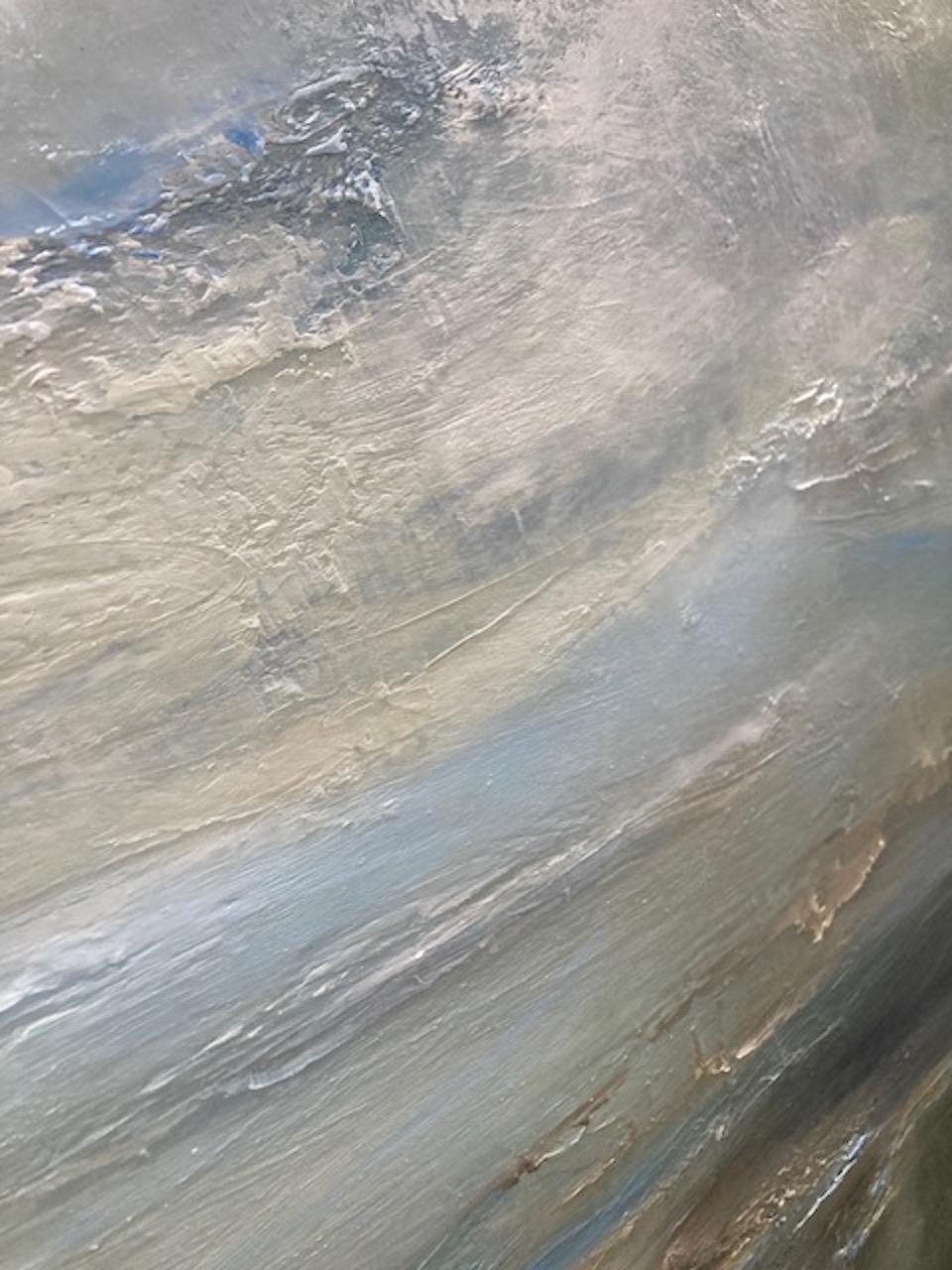 Costa Etérea, Pintura Original, Semi Abstracto, Paisaje, Naturaleza, cielo en venta 1