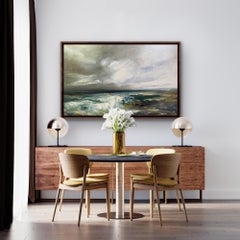 Ever Changing Day, Ocean Landscape Art, Contemporary Oil Painting