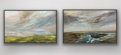 Found in a Dream & Changing Seasons, Diptychon, Originalgemälde, Landschaft