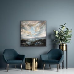 Helen Howells, Coastal Reflections, Original-expressionistisches Meereslandschaftsgemälde