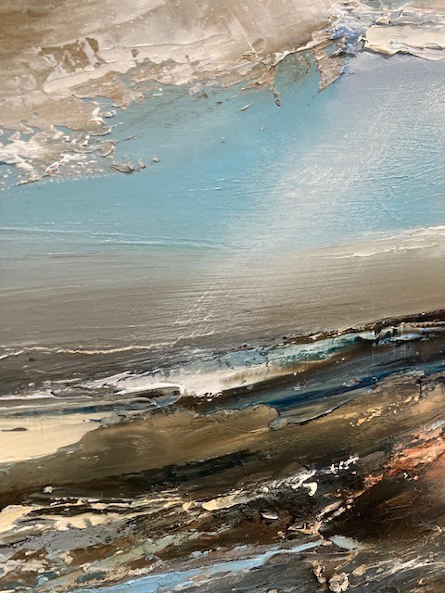 Helen Howells, Half Tide, peinture originale de paysage marin, Art contemporain en vente 3