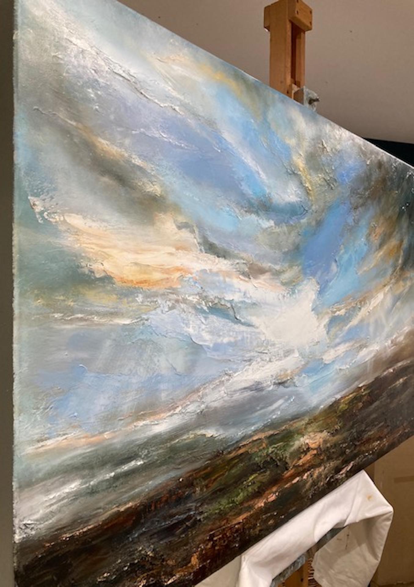 Helen Howells, Never to Part, Paesaggio originale dipinto, South Wales Art in vendita 1