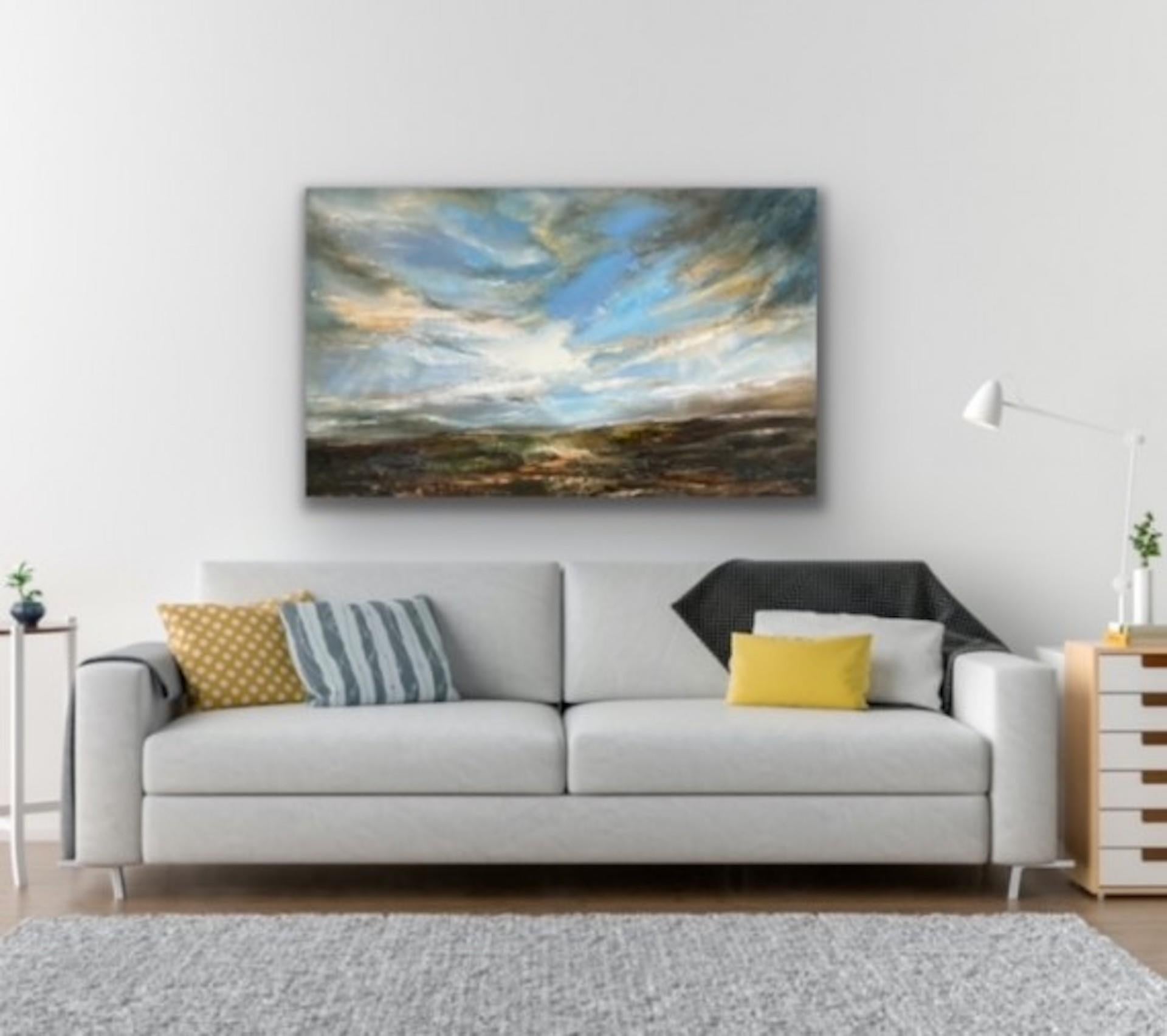 Helen Howells, Never to Part, Paesaggio originale dipinto, South Wales Art in vendita 5