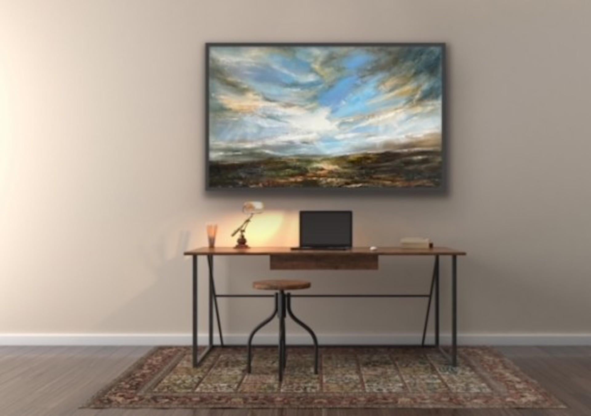 Helen Howells, Never to Part, Paesaggio originale dipinto, South Wales Art in vendita 6