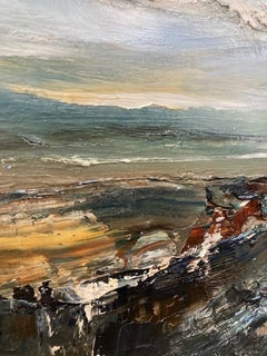 Helen Howells, Salvation, Original Meereslandschaftsgemälde, zeitgenössische Kunst