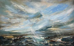 Helen Howells, Salvation, peinture originale de paysage marin, Art contemporain