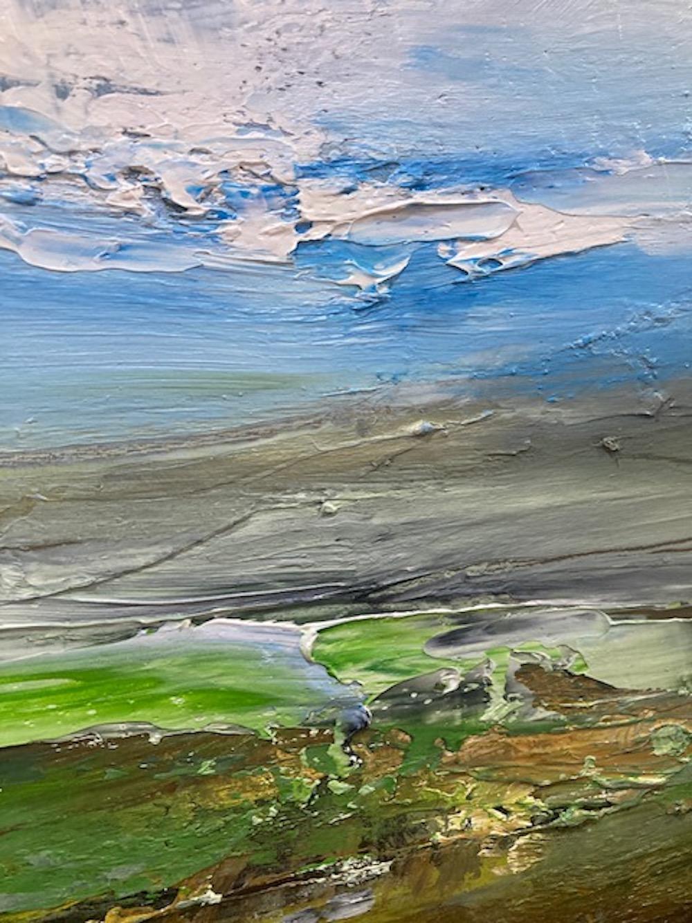Homeward, Original Painting, Semi Abstract Landscaper painting, Wales For Sale 1