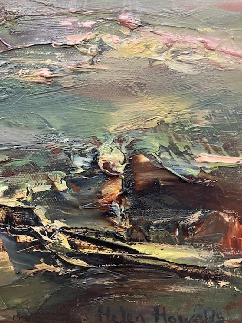 Luce mattutina sulla montagna, dipinto originale, paesaggio in vendita 1