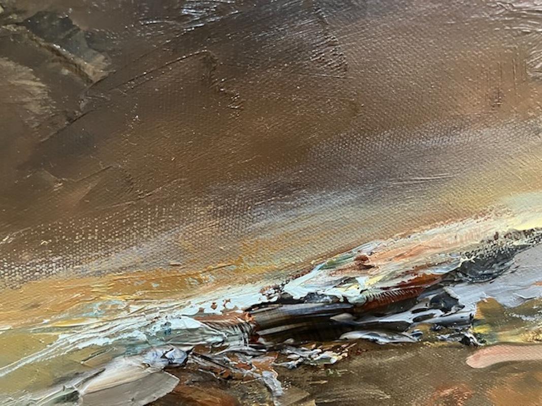 Arroyo de montaña, pintura original, paisaje, contemporáneo en venta 1